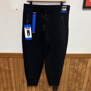 Kirkland Signature Black women’s Jogger Sweatpants (size Large)